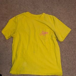 Chubbies Yellow Front Pocket T Shirt